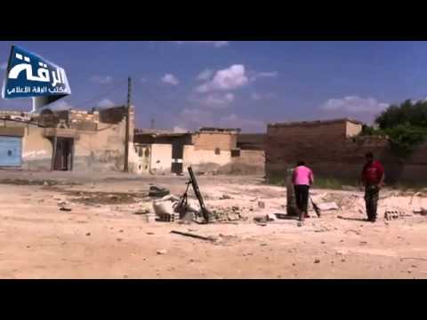 استهداف الفرقة 17 بقذائف الهاون من قبل لواء أحفاد الرسول في ريف الرقة