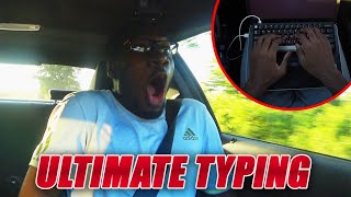 Typing 100 words per minute at 100 MPH