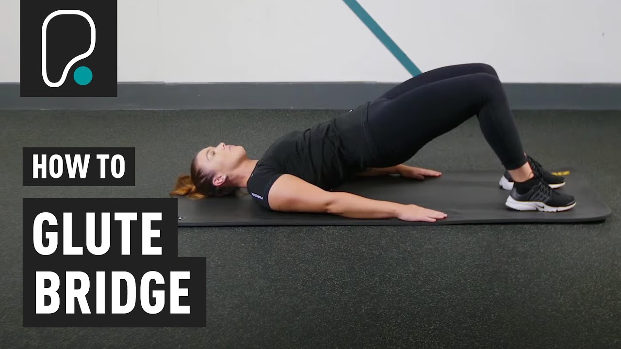 How To Do A Glute Bridge - YouTube