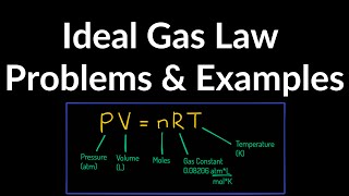 Ideal Gas Law Practice Problems & Examples
