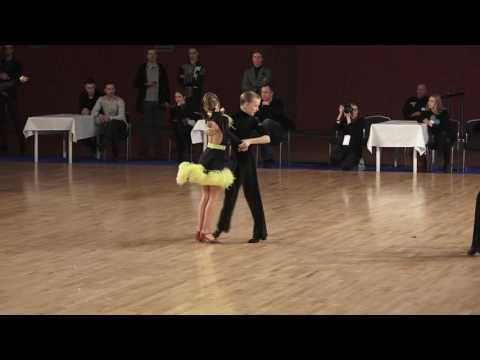 Daniil Zhurbenko - Valeria Samordina | R1 Samba | Moscow Region Championship 2017