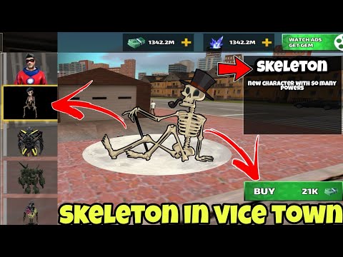 rope hero vice town game | skeleton in vice town | rope hero game | rope hero vice town | #ropehero