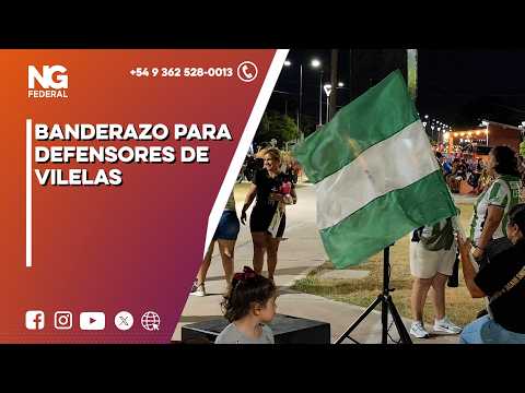 NGFEDERAL - BANDERAZO PARA DEFENSORES DE VILELAS - CHACO