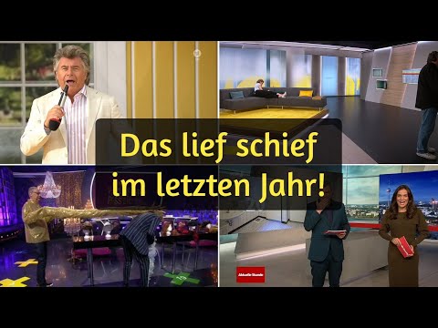 Kamera ab! Der TV-Pannenrückblick 2024
