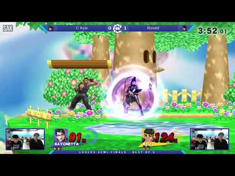 The Smash Lab 104 Losers Semis - C. Kyle (Bayonetta) vs Ronald (Ryu)
