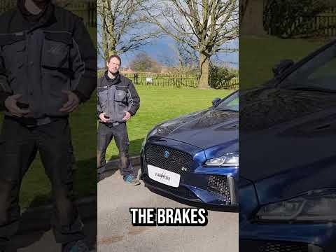 Jaguar XJR 575 Turned Into The Big Blue BEAST! 🔥😍 #carmods #cartuning #jaguar