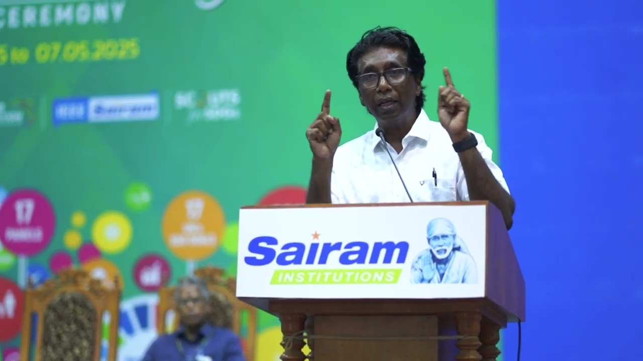 Voices that Inspire Sustainable Action - MapSDG CEO Speaks at SAIRAM College's SDG Ideathon Event