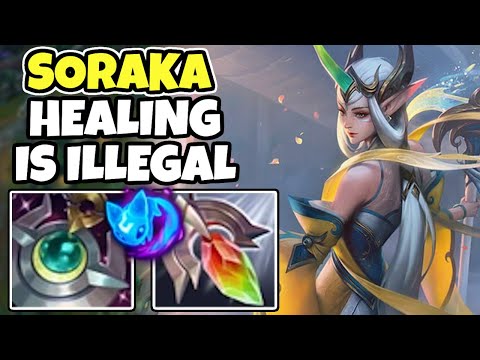 Challenger SORAKA shows why her healing needs to be nerfed | Soraka Support| 13.24 League of Legends