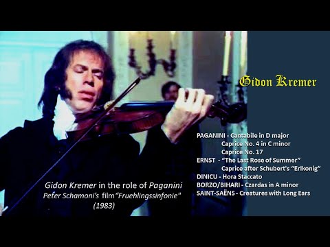 GIDON KREMER - Violino: Paganini, Ernst, Dinicu, Borzo/Bihari, Saint-Saëns (live recording)