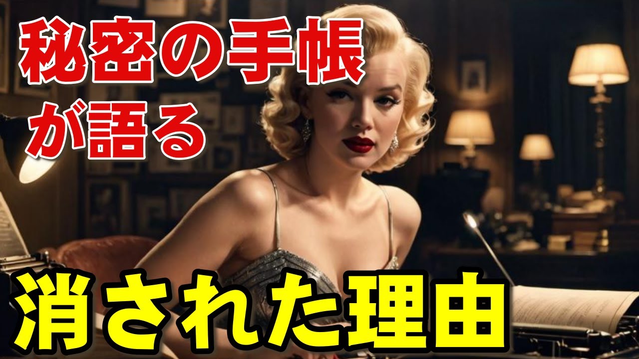 【都市伝説】モンローの自宅から発見された「秘密の日記」その驚愕の中身