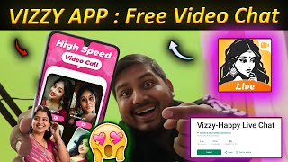 Vizzy App Review | Vizzy - Random Live Video Chat | Free Video Call Ap