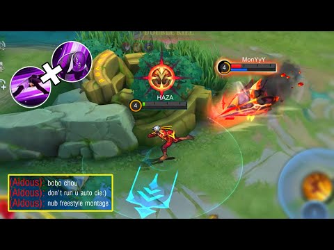 CHOU MONTAGE FREESTYLE 20  Outplay / Highlights / immune / Damage / Mobile Legends