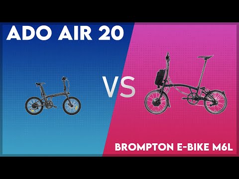 ADO Air 20 vs Brompton E-Bike M6L Comparison