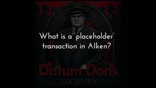 #shorts What is a 'placeholder' transaction
