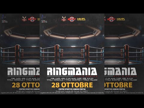 RingMania World Series 28 ottobre 2023