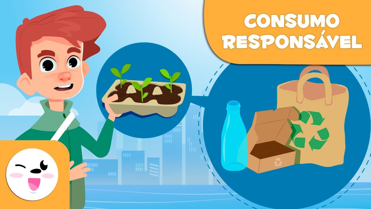 Consumo responsável para crianças - Os três erres: Reduzir, Reutilizar e Reciclar