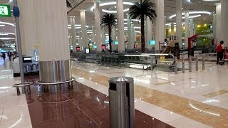 Arrival at Dubai Airport - DXB  Terminal 3