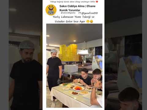 Yanlış Lahmacun Yeme Tekniği ve Ustadan Gelen İnce Ayar 😁😀
