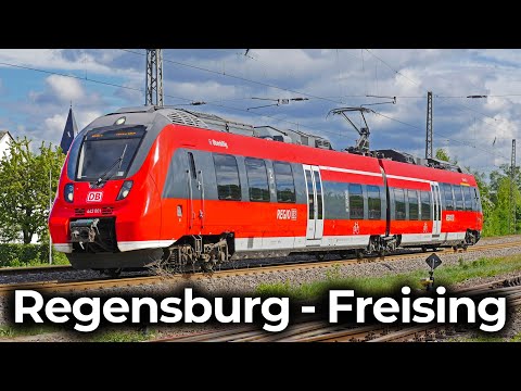 Im Regionalexpress nach Oberbayern | Führerstandsmitfahrt: Regensburg - Freising | TALENT 2 – BR 442
