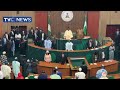 VIDEO: Moment President Bola Tinubu Arrives For A Joint Session At The National Assembly In Abuja
