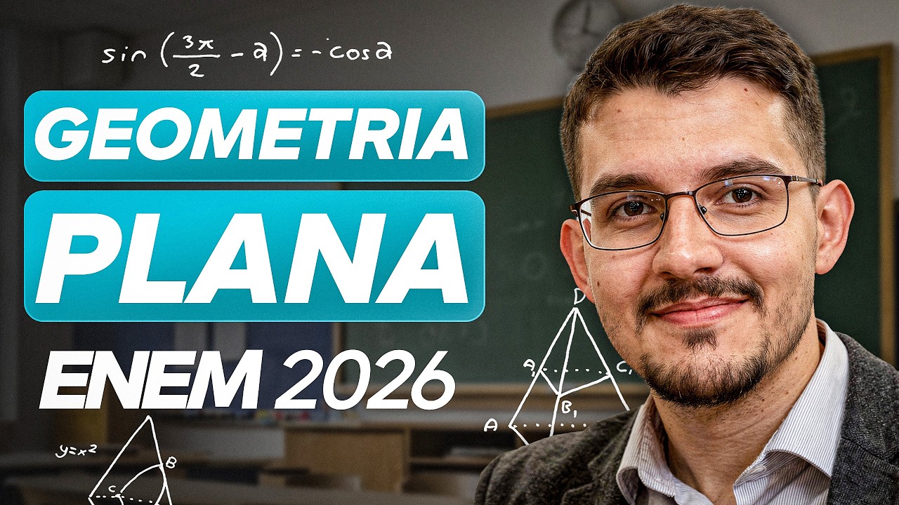 AULA de GEOMETRIA PLANA para o ENEM (MATEMÁTICA)