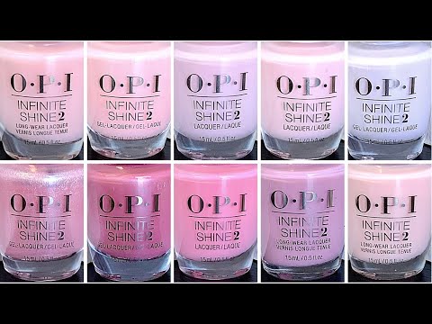 OPI Infinite Shine | Classic Pinks [LIVE SWATCH on REAL NAILS]