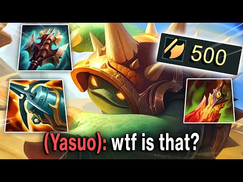 I invented the most diabolical Rammus build ever... (it's actually genius)
