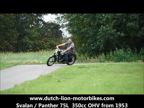 Svalan / Panther 75L  350cc OHV from 1953