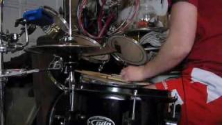 giving up giving in - Drum cover