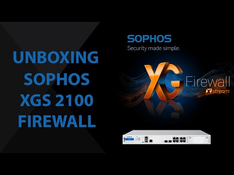 Sophos xgs 2100, security: ngfw, 1u