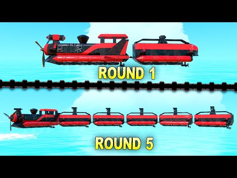 SEA TRAIN BATTLE: Every Round We Add Another Train Car!