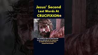 Jesus&#39; Second Last Words 😢😱 #shorts #youtube #catholic #bible #fyp シ