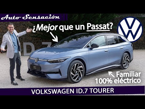 Presentación Volkswagen ID7 Tourer 2024 review. Combinación (CASI) única : familiar y eléctrico.