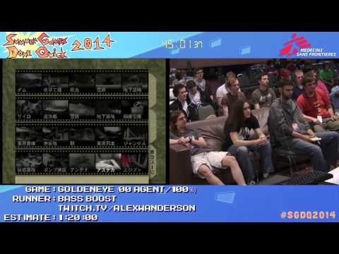 Goldeneye by Bass Boost in 1:10:28 - SGDQ2014 - Part 119