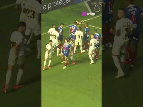 O NEYMAR JOGOU A BOLA NO NESTOR E TOMOU AMARELO! #shorts