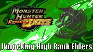 #28 [MHFU | MHP2ndG]  Unlocking High Rank Elder Dragons