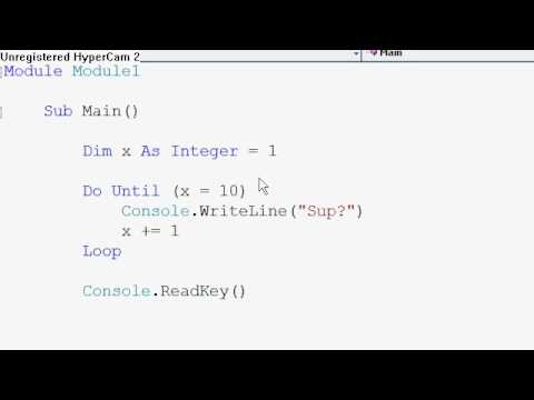 Visual Basic Tutorials P6 Looping
