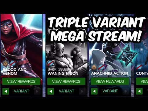 Triple Variant Completion Mega Stream - Free To Play Adventures 2023 - Marvel Contest of Champions