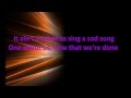 September - Sad Song (lyrics) HQ