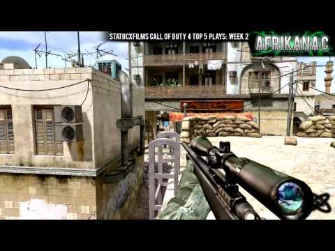 StATiiCxFilms CoD4 Top 5 Plays: Week 2 | w/ SteveSchwindt