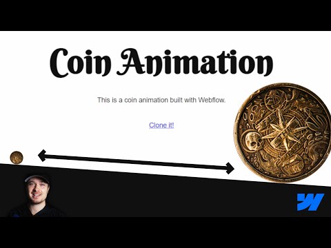 Build This Coin Animation in Webflow (No Code Swaying Interaction)