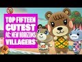 Top Fifteen Cutest Villagers In Animal Crossing New Horizons - WHO IS YOUR MOST ADORABLE?