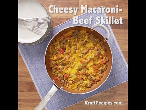 Cheesy Macaroni-Beef Skillet