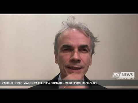 VACCINO PFIZER, VIA LIBERA DELL'EMA PRIMA DEL 29 DICEMBRE | 15/12/2020