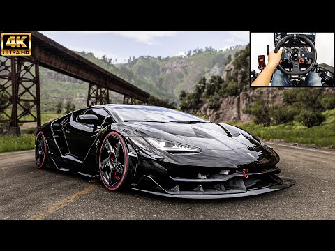 1200HP Lamborghini Centenario LP 770-4 - Forza Horizon 5 | Logitech g29 gameplay