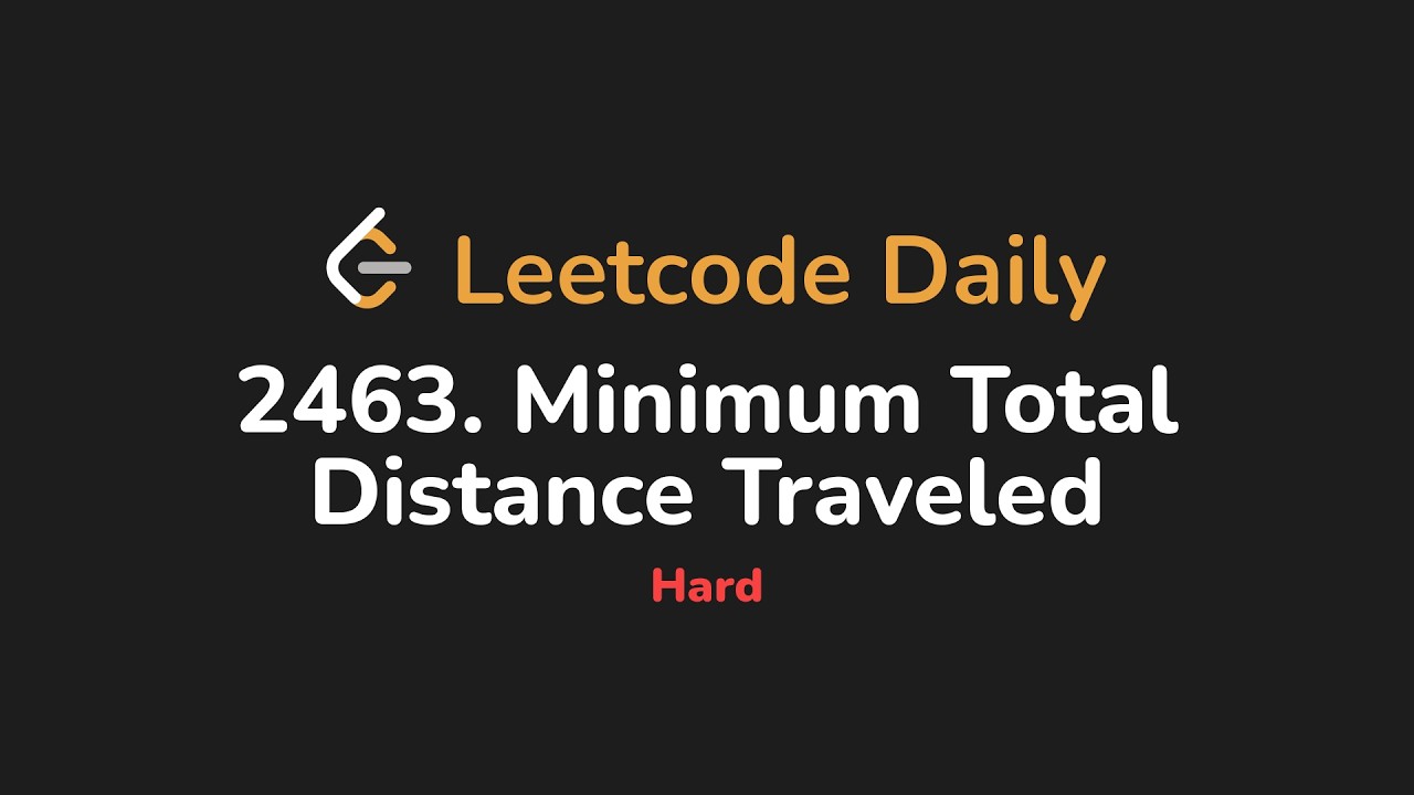 2463. Minimum Total Distance Traveled | Leetcode Daily - Python