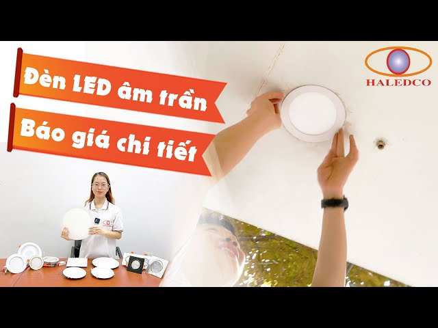 Đèn LED âm trần HLDLT4-18