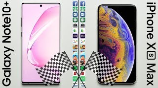 Samsung Galaxy Note 10+ vs Apple iPhone XS Max Speed Test