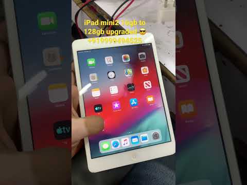 iPad mini2 16gb to 128gb upgraded 😎+919999494525#ipad #irepair #fixiphone #karolbagh #gurugram