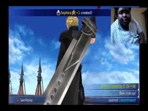 Final Fantasy Dissidia 12 Duocim Cloud Vs Lightning PSP Test